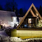 Trzy Owce - Nowoczesne W Gorach Z Balia Ogrodowa Chalet Białka